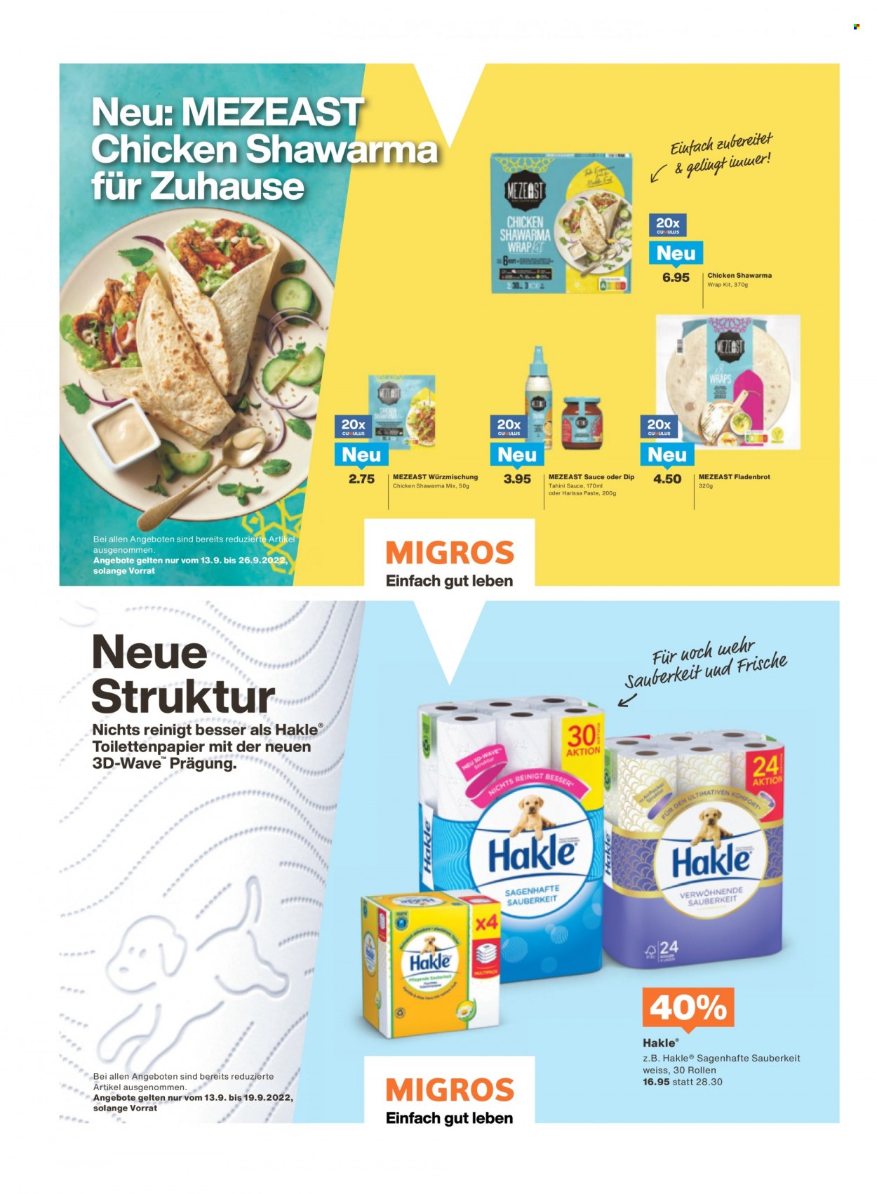 Prospekt Migros - 12.9.2022 - 12.9.2022. Seite 22