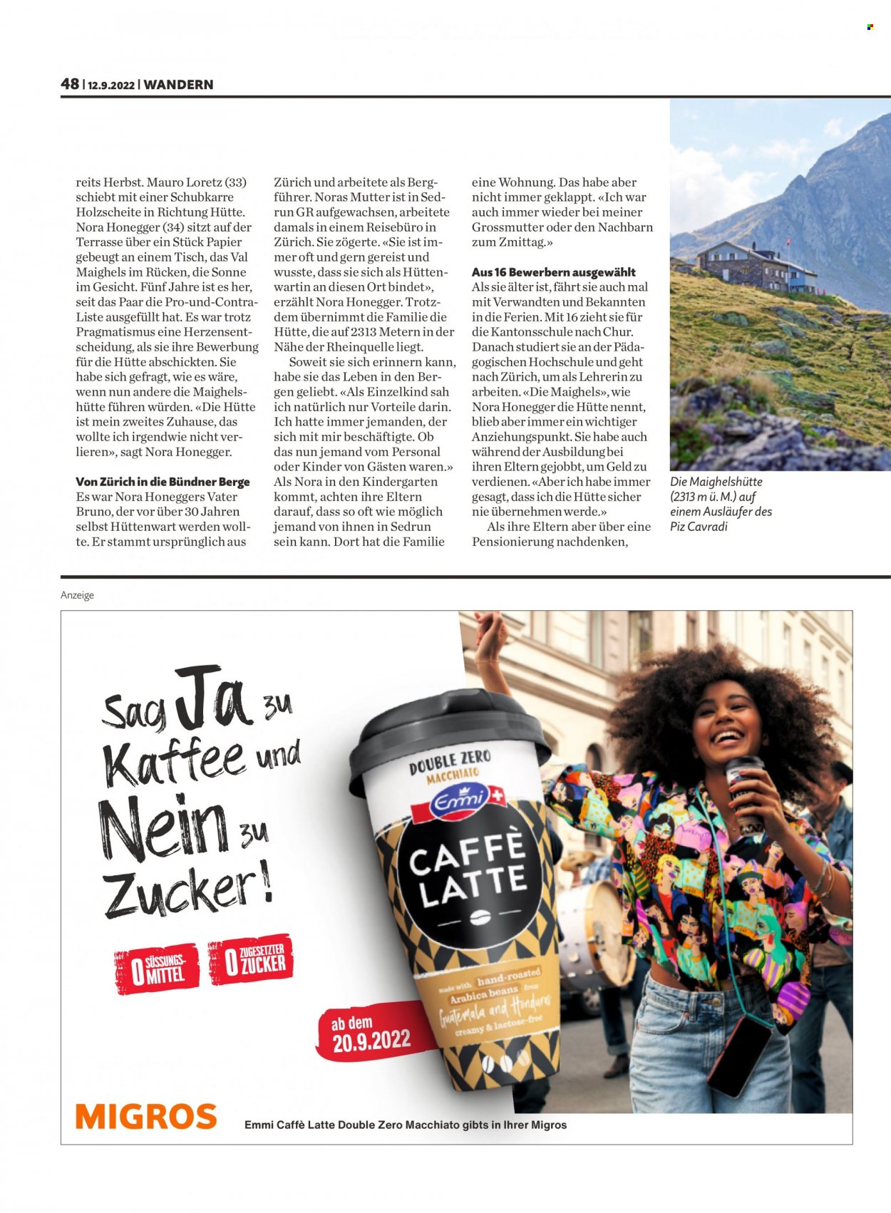 Prospekt Migros - 12.9.2022 - 12.9.2022. Seite 48
