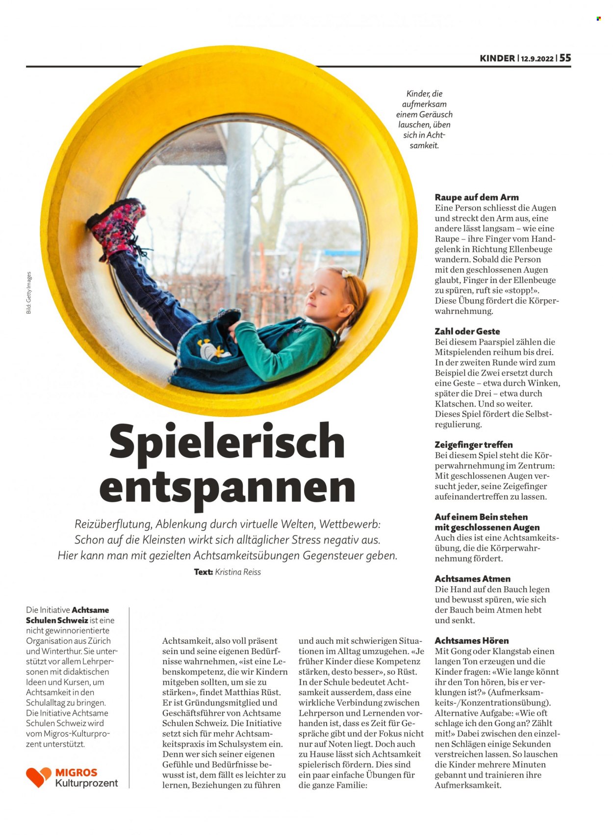 Prospekt Migros - 12.9.2022 - 12.9.2022. Seite 55