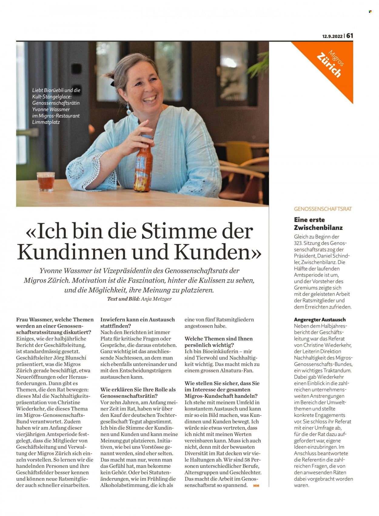 Prospekt Migros - 12.9.2022 - 12.9.2022. Seite 61