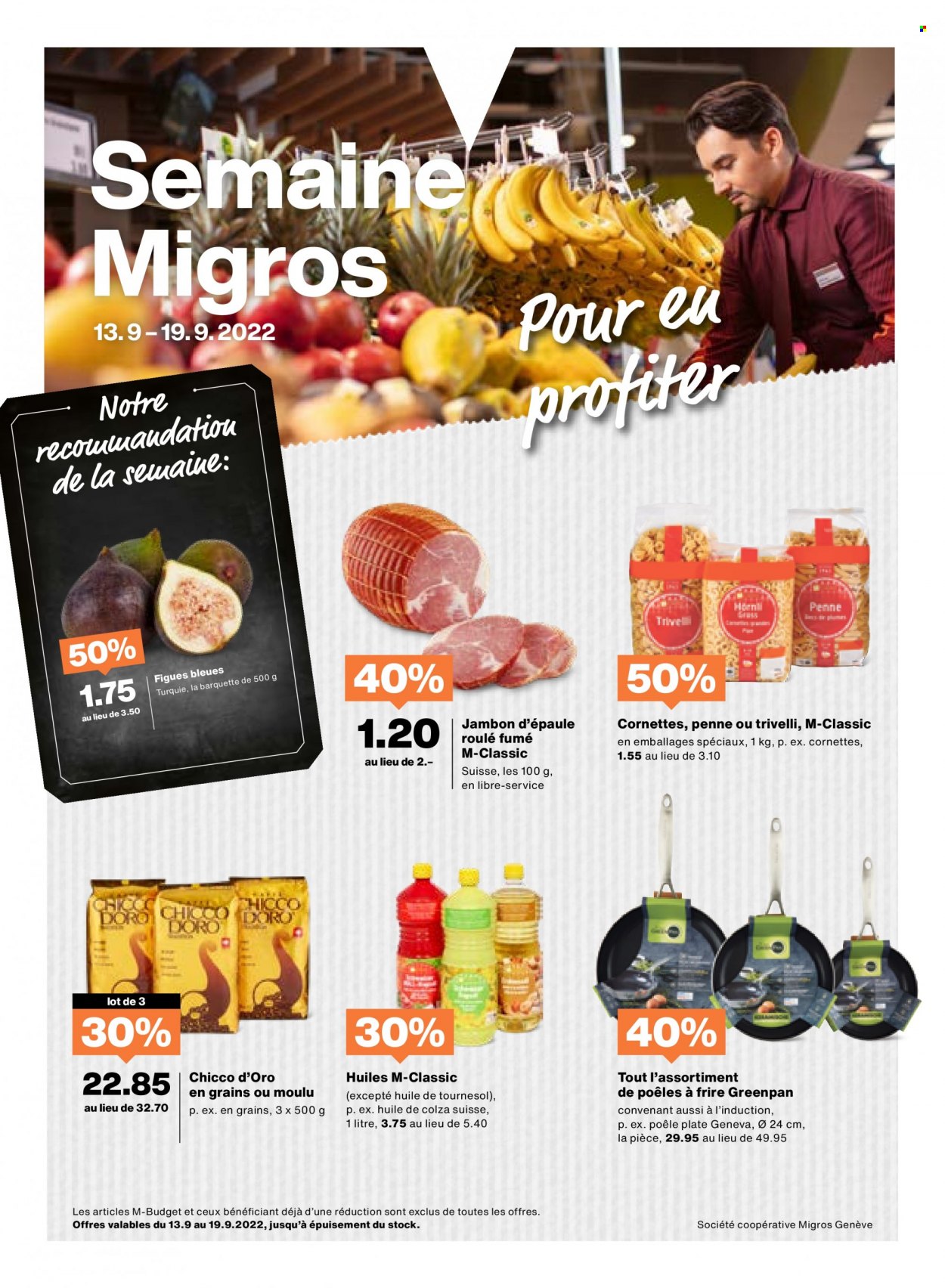 Prospekt Migros - 13.9.2022 - 19.9.2022. Seite 1