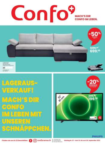 Catalogue Conforama - 13.9.2022 - 26.9.2022.