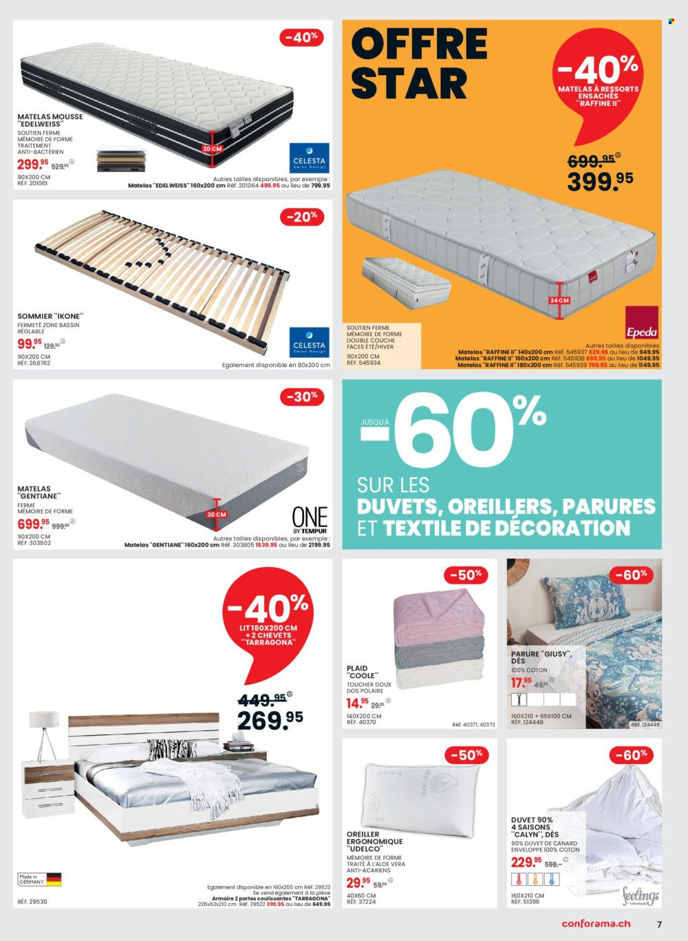 Volantino Conforama - 13.9.2022 - 26.9.2022. Pagina 7