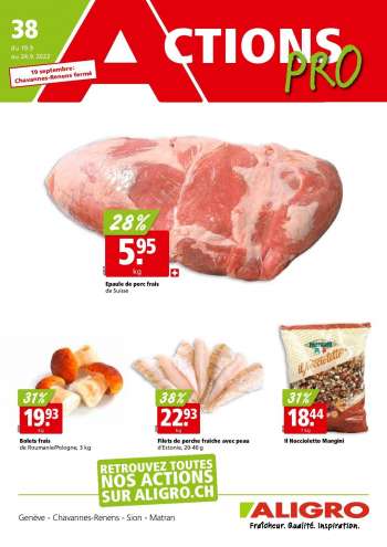 Catalogue ALIGRO - 19.9.2022 - 24.9.2022.