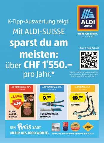 Volantino Aldi - 22.9.2022 - 28.9.2022.