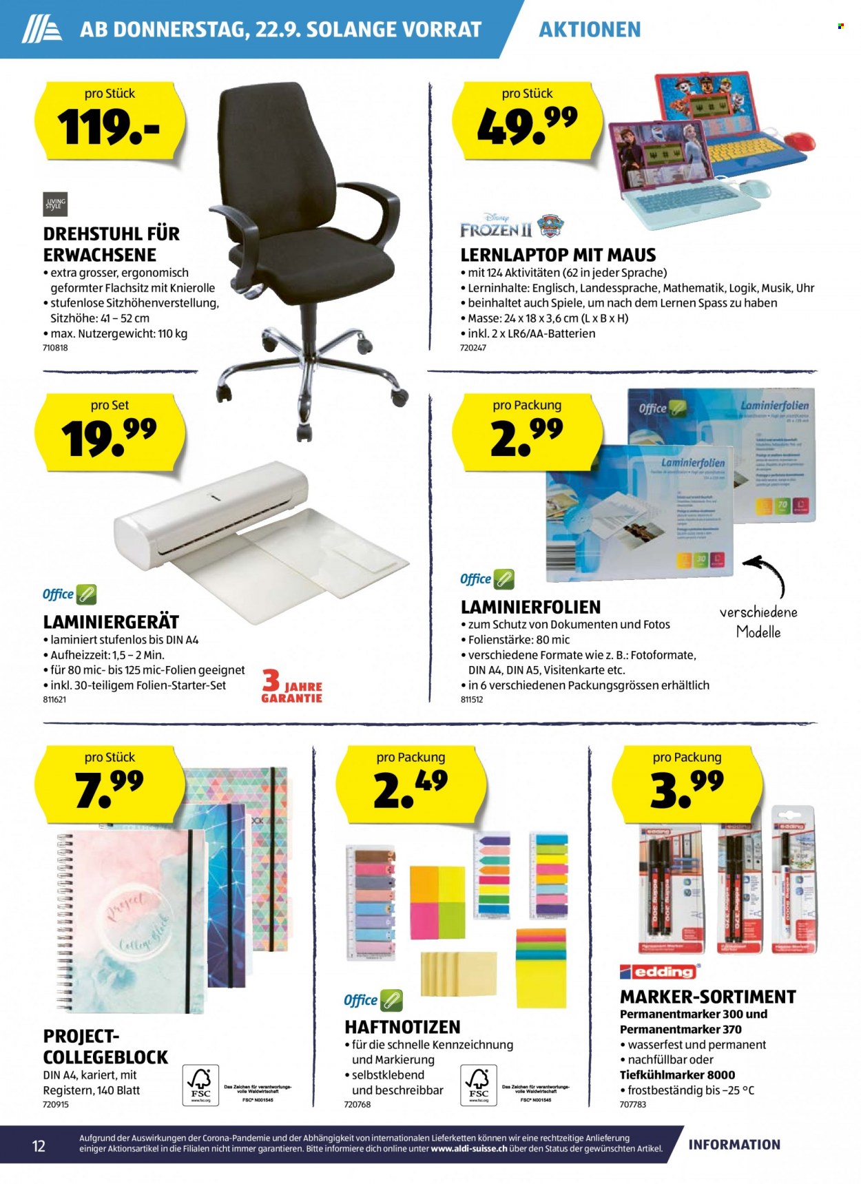 Volantino Aldi - 22.9.2022 - 28.9.2022. Pagina 12