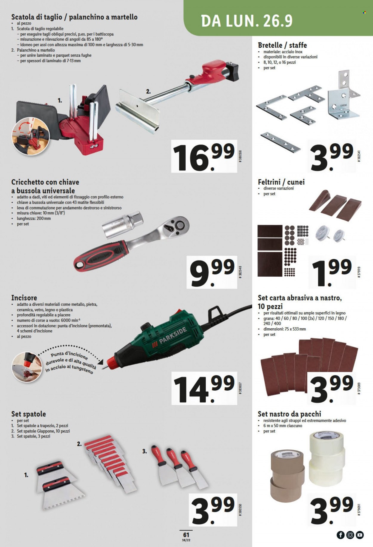 Volantino Lidl - 22.9.2022 - 28.9.2022. Pagina 61