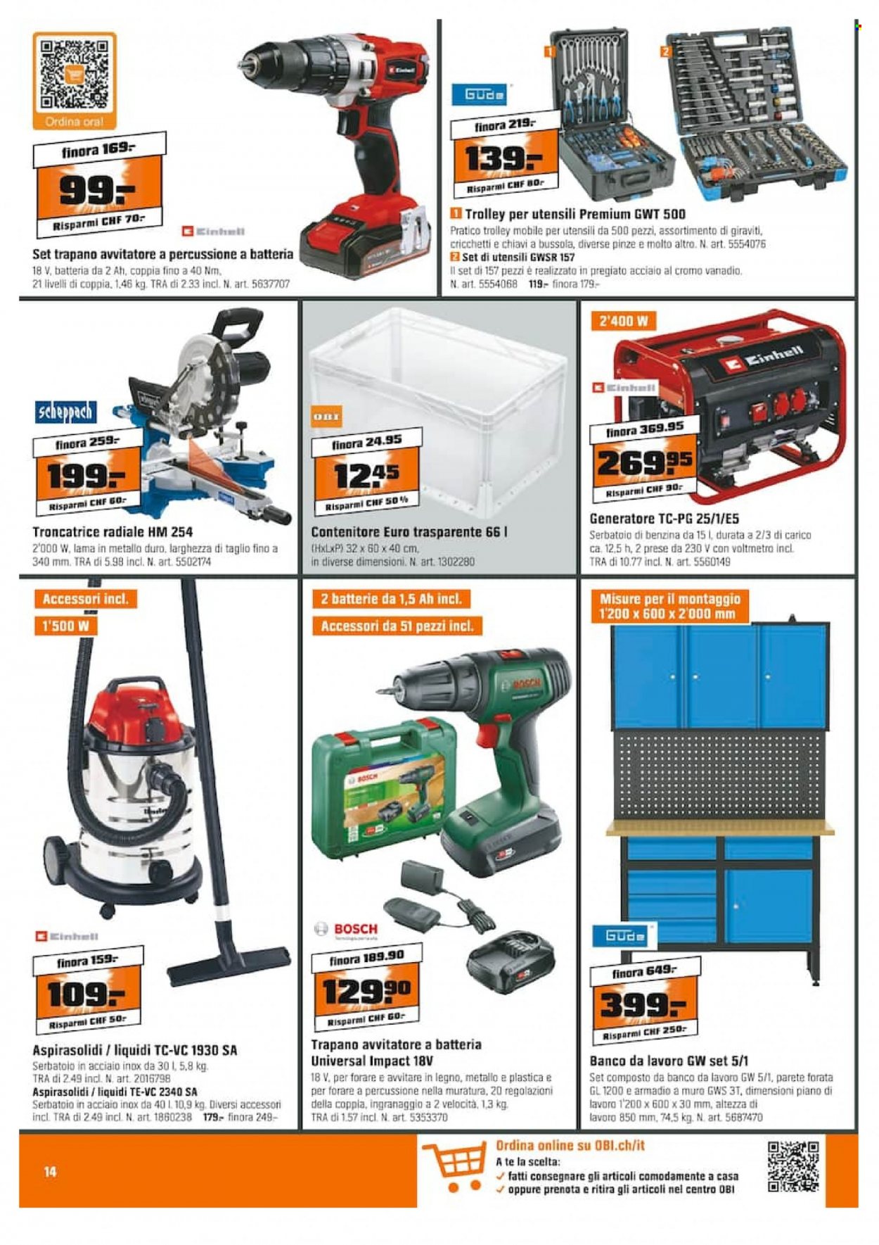 Volantino OBI - 19.9.2022 - 1.10.2022. Pagina 14
