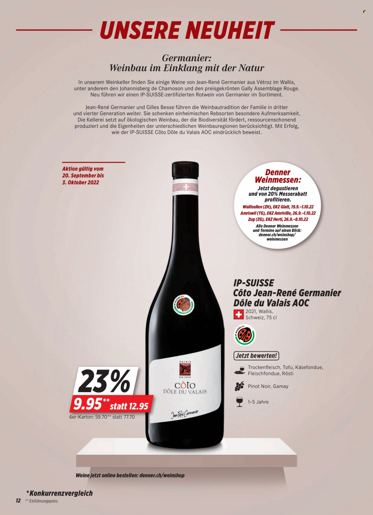 Volantino Denner - 20.9.2022 - 26.9.2022. Pagina 12