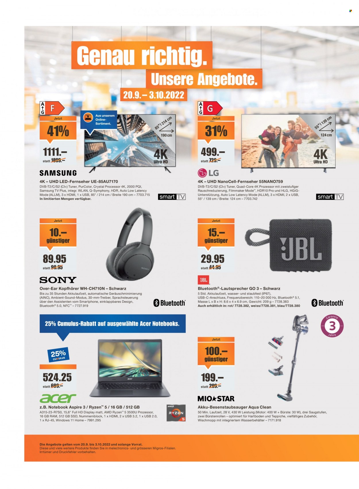 Prospekt Migros - 19.9.2022 - 25.9.2022. Seite 2