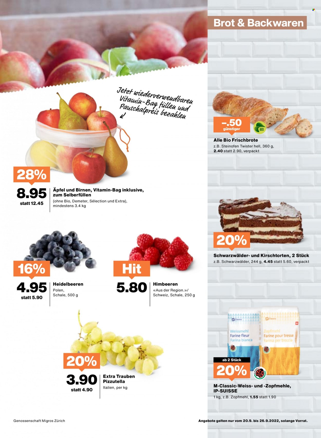 Prospekt Migros - 20.9.2022 - 26.9.2022. Seite 3