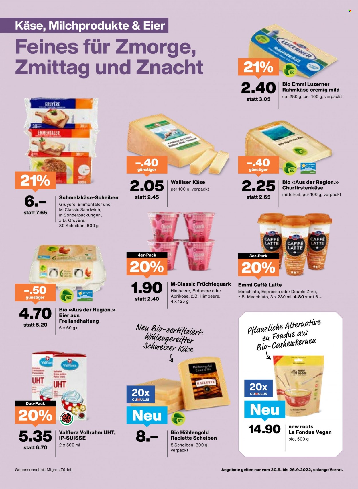 Prospekt Migros - 20.9.2022 - 26.9.2022. Seite 7