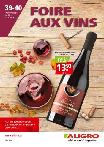 Volantino ALIGRO - 26.9.2022 - 8.10.2022.