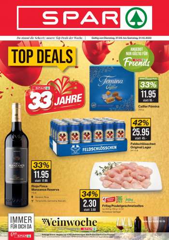 Volantino SPAR - 27.9.2022 - 1.10.2022.
