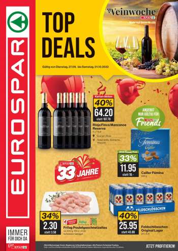 Volantino SPAR - 27.9.2022 - 1.10.2022.