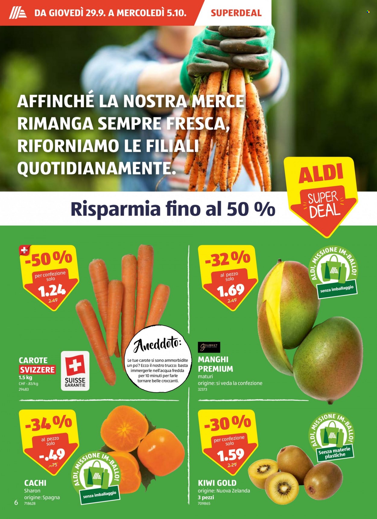 Volantino Aldi - 29.9.2022 - 5.10.2022. Pagina 6