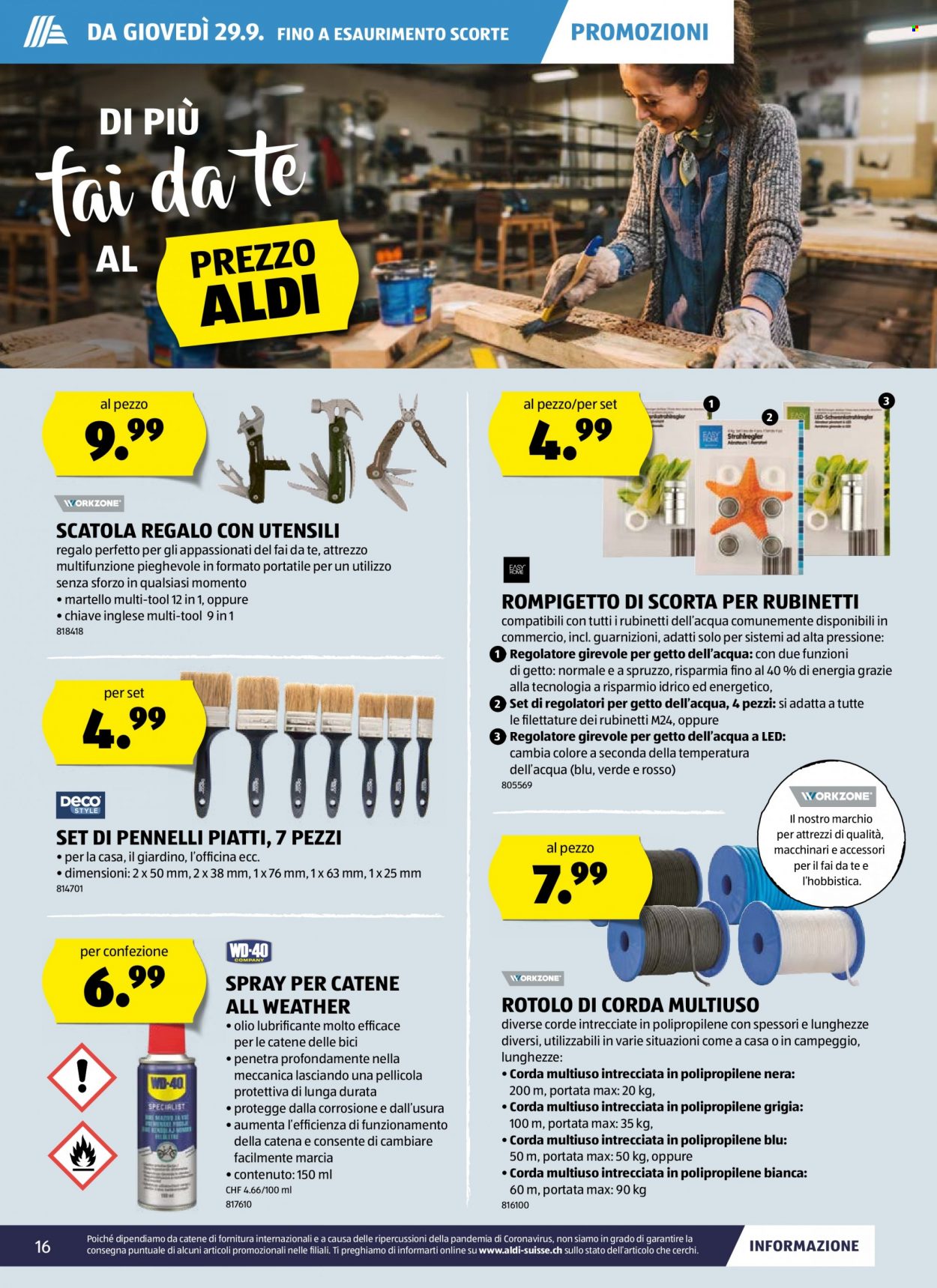 Volantino Aldi - 29.9.2022 - 5.10.2022. Pagina 16