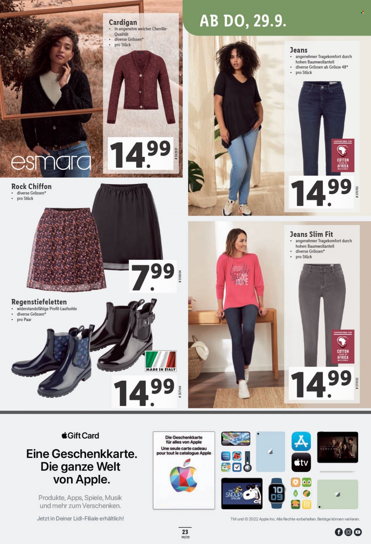Volantino Lidl - 29.9.2022 - 5.10.2022. Pagina 23