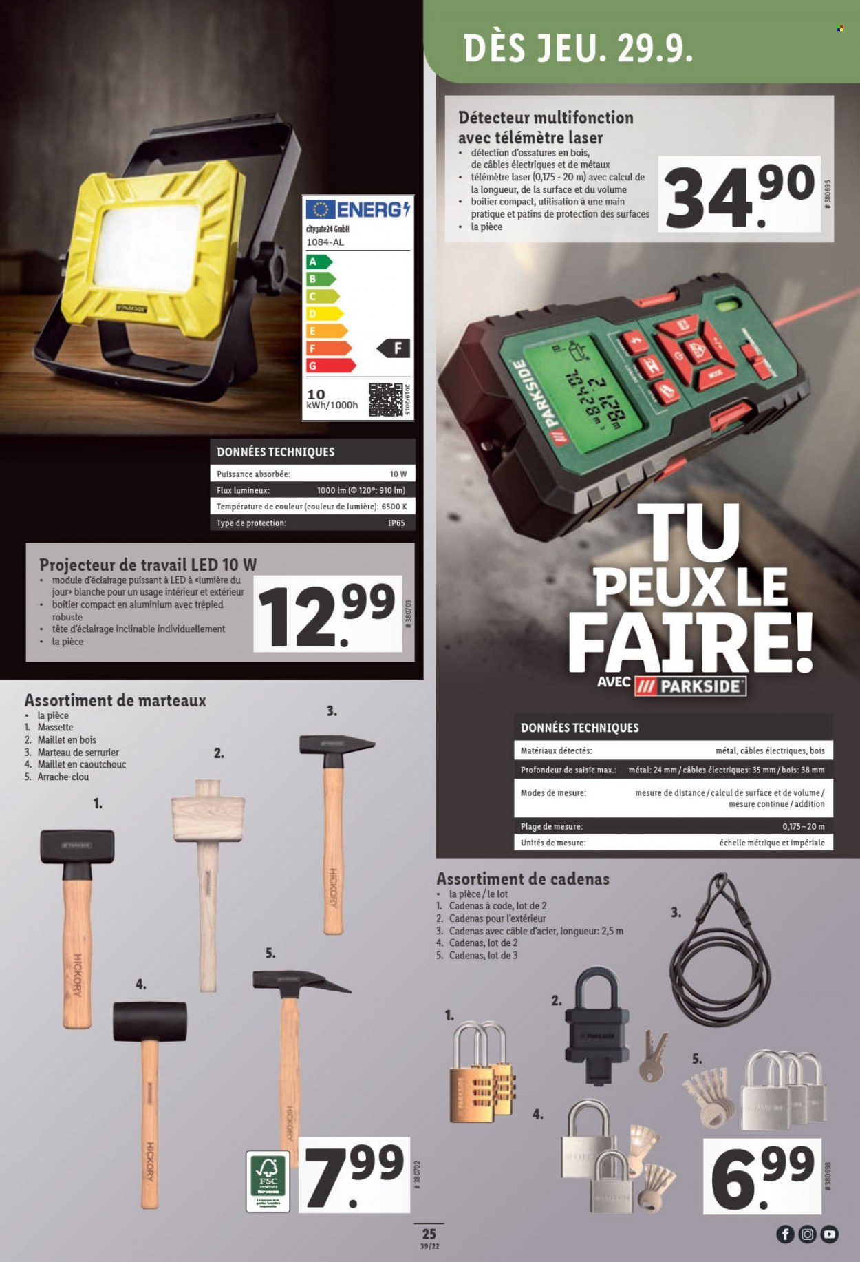 Volantino Lidl - 29.9.2022 - 5.10.2022. Pagina 25