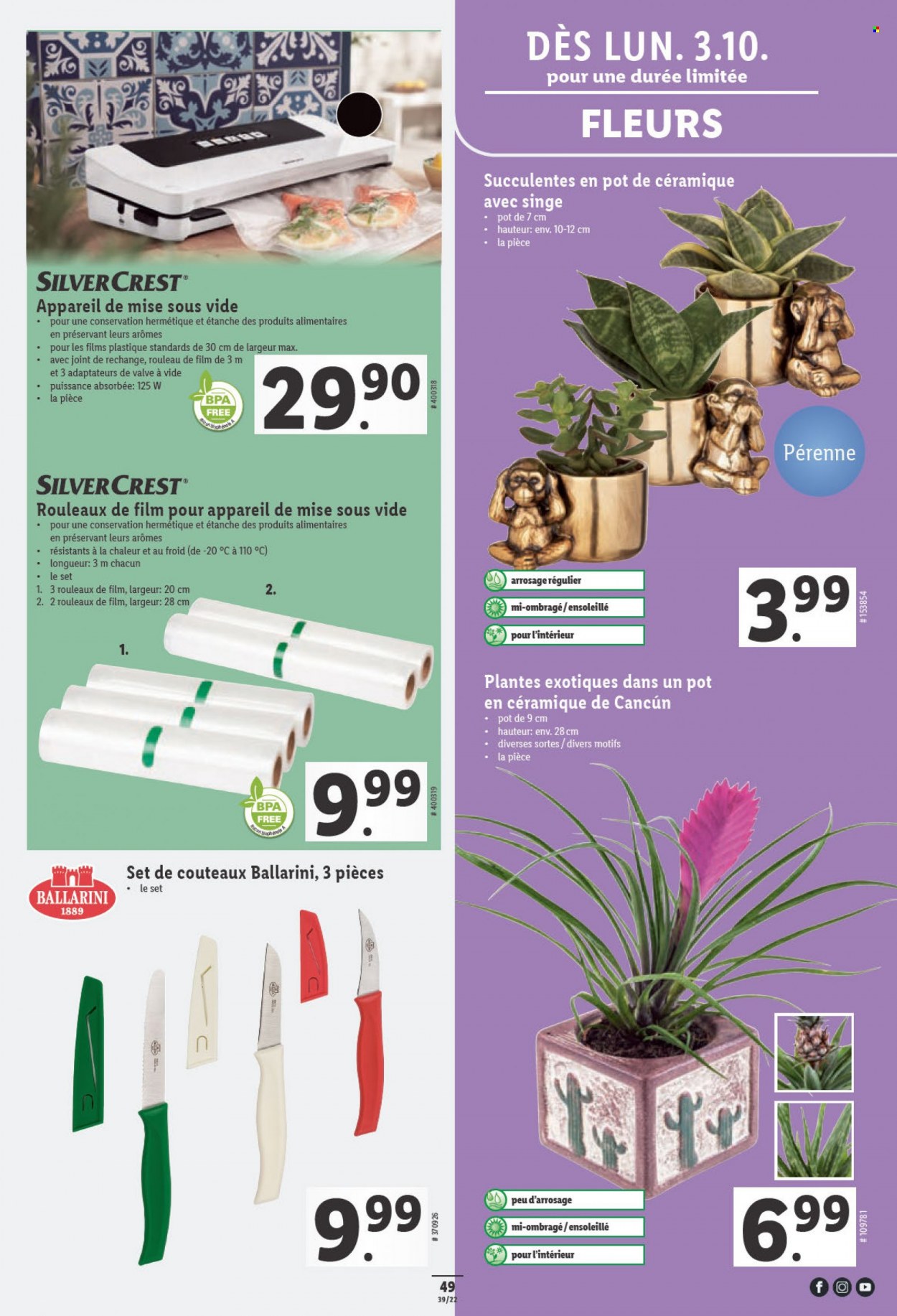 Volantino Lidl - 29.9.2022 - 5.10.2022. Pagina 49