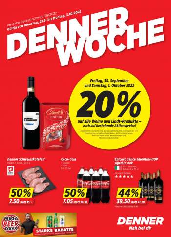 Volantino Denner - 27.9.2022 - 3.10.2022.