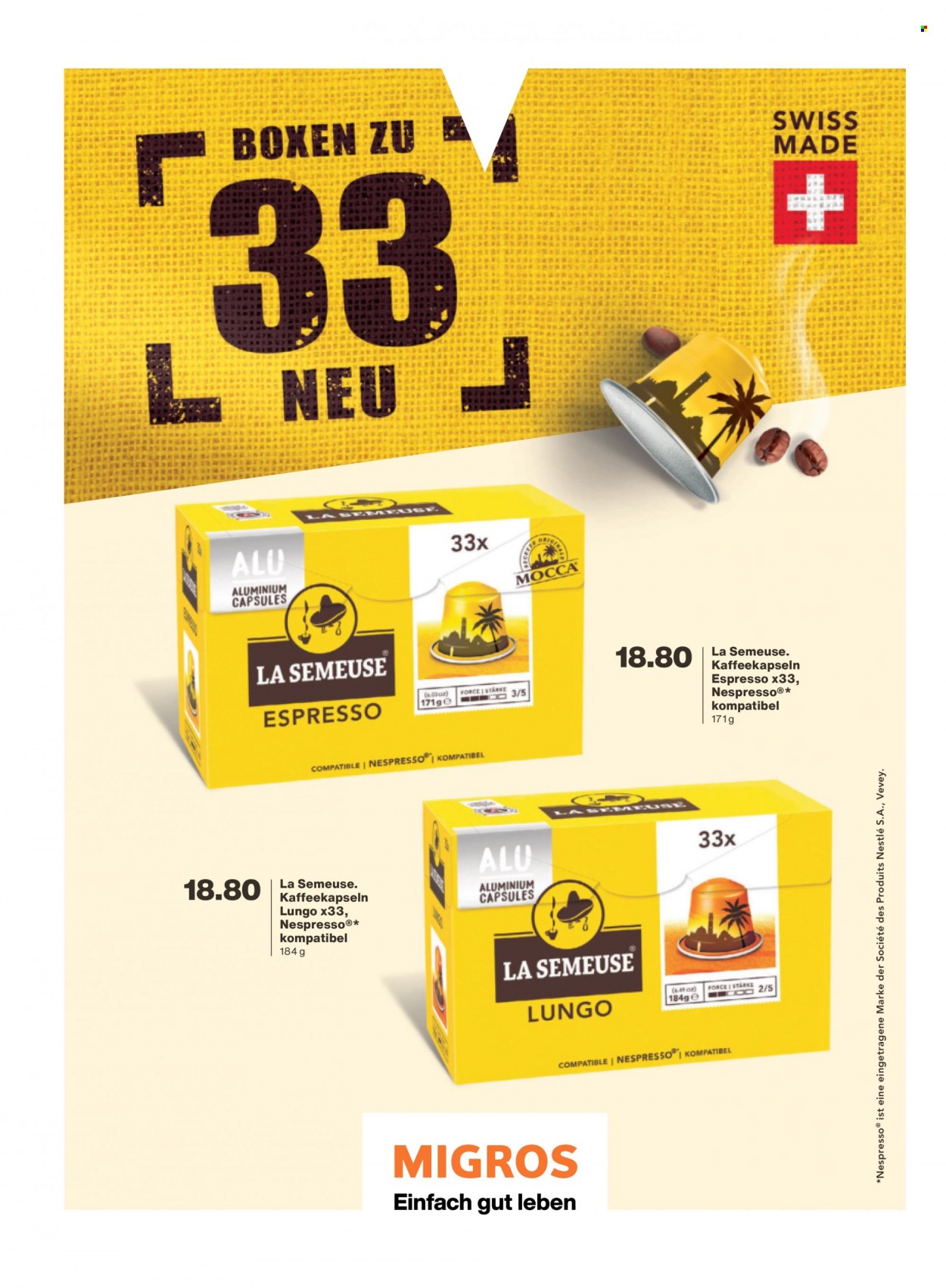 Prospekt Migros - 26.9.2022 - 2.10.2022. Seite 74