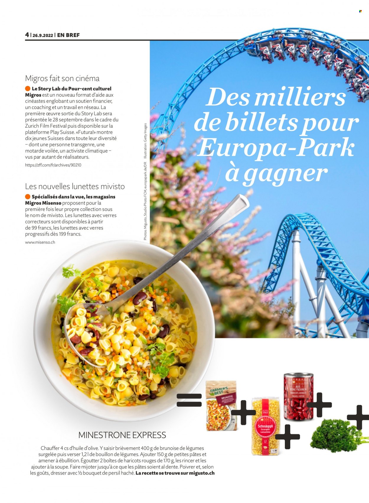 Catalogue Migros - 26.9.2022 - 2.10.2022. Page 4