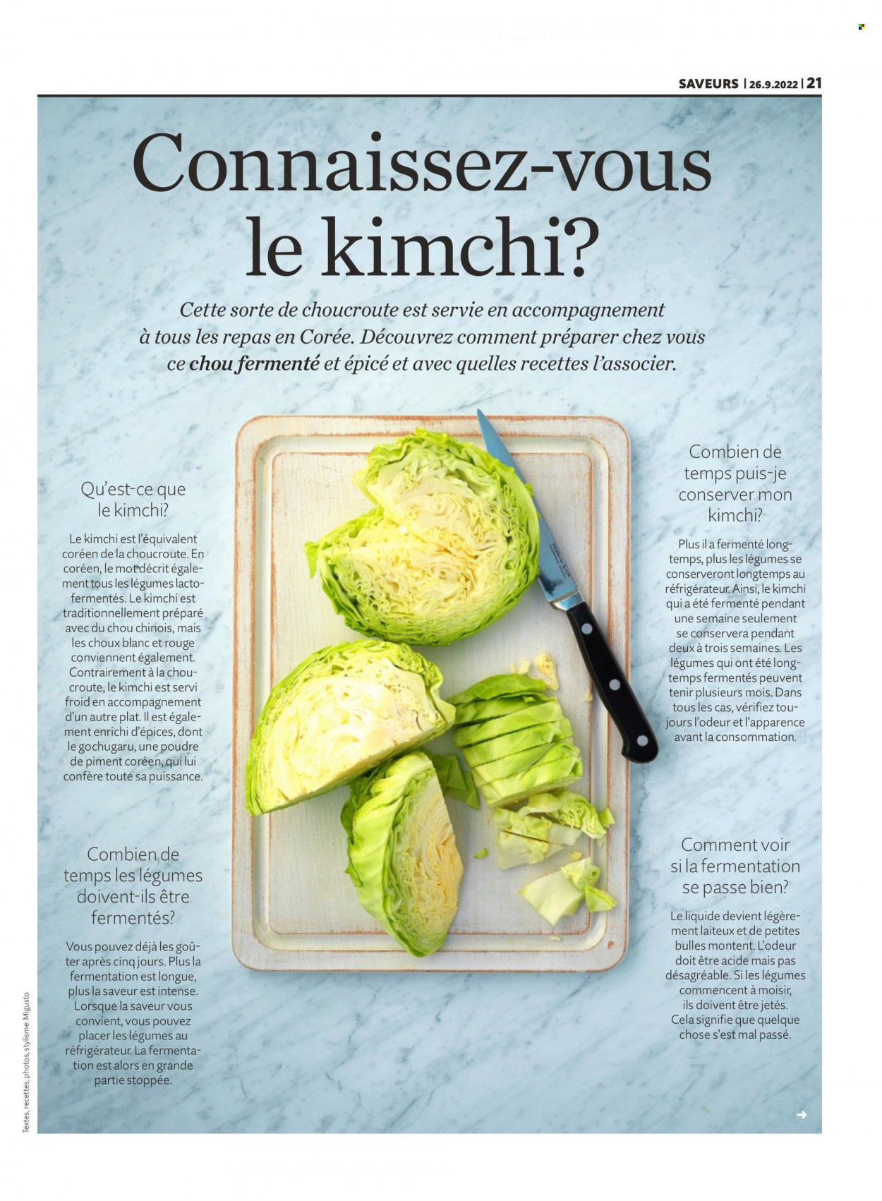 Catalogue Migros - 26.9.2022 - 2.10.2022. Page 21