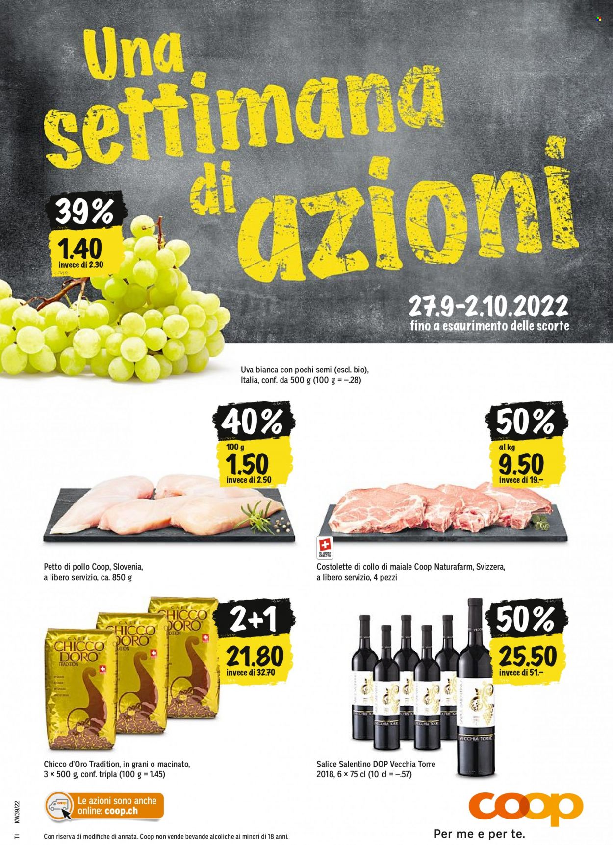 Volantino Coop - 27.9.2022 - 2.10.2022. Pagina 1