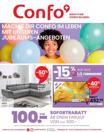 Catalogue Conforama - 27.9.2022 - 10.10.2022.