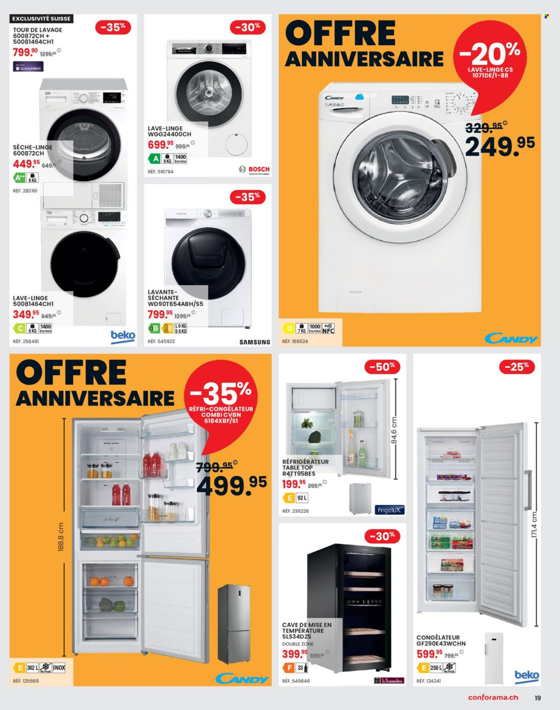 Volantino Conforama - 27.9.2022 - 10.10.2022. Pagina 19