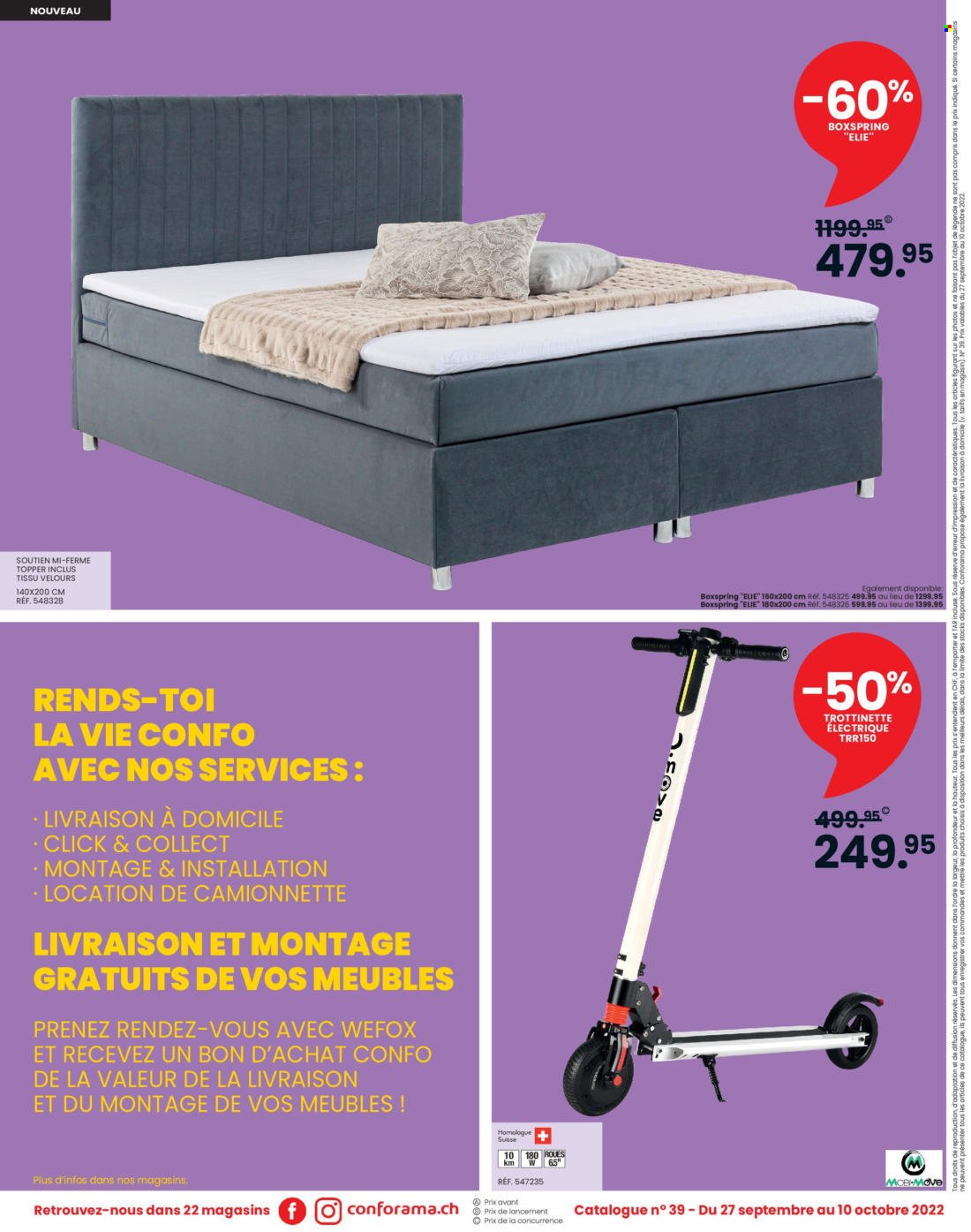 Volantino Conforama - 27.9.2022 - 10.10.2022. Pagina 24