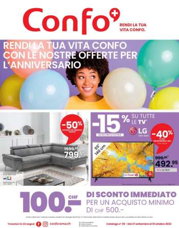 Catalogue Conforama - 27.9.2022 - 10.10.2022.