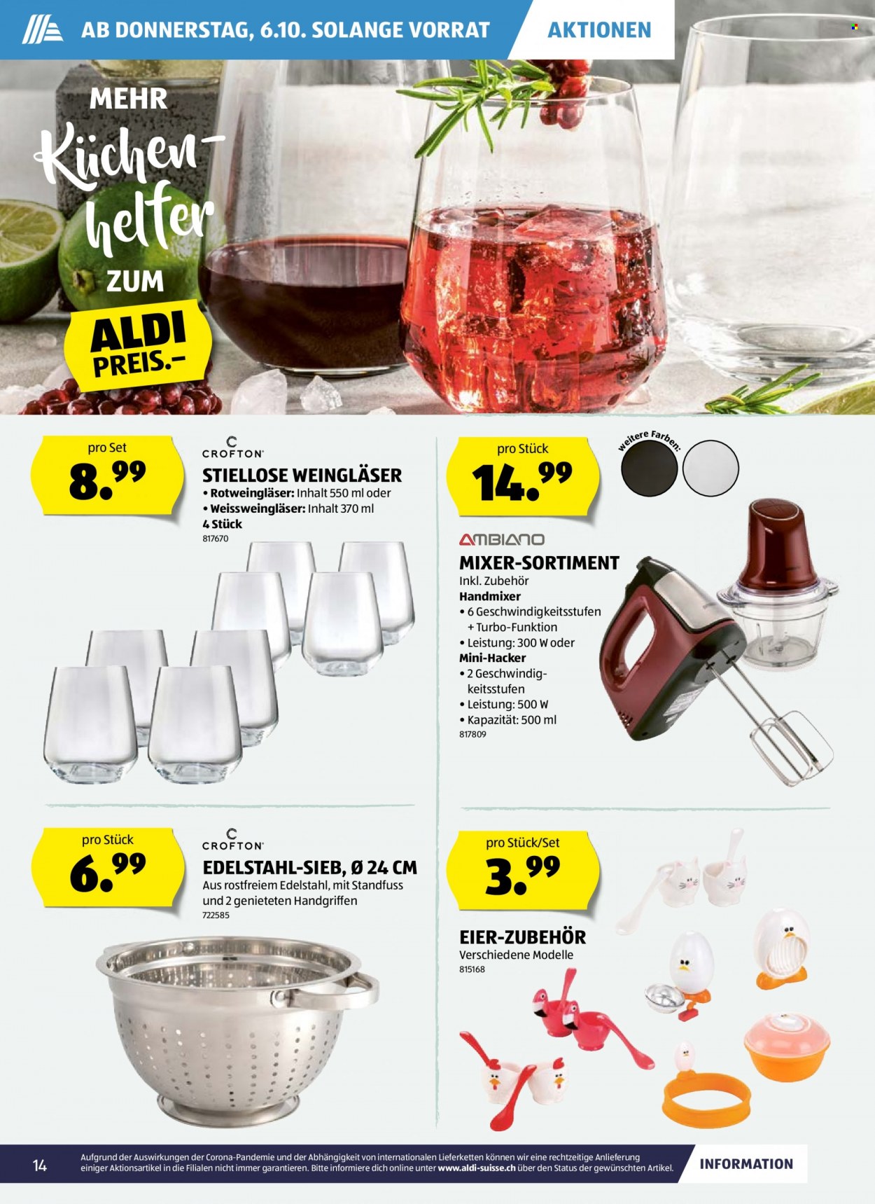 Volantino Aldi - 6.10.2022 - 12.10.2022. Pagina 14