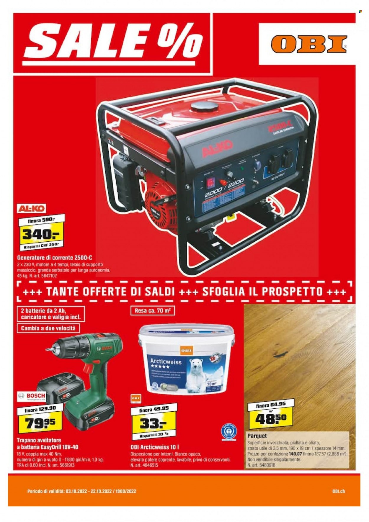 Catalogue OBI - 3.10.2022 - 22.10.2022. Page 1
