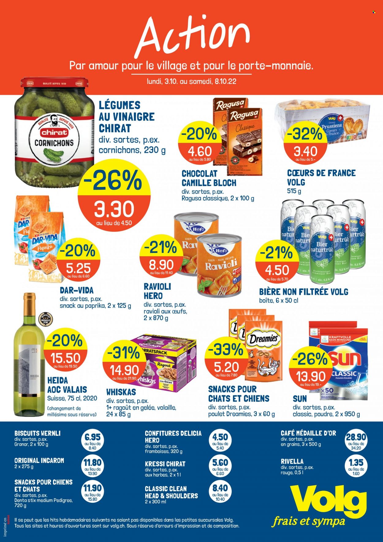 Volantino Volg - 3.10.2022 - 8.10.2022. Pagina 1