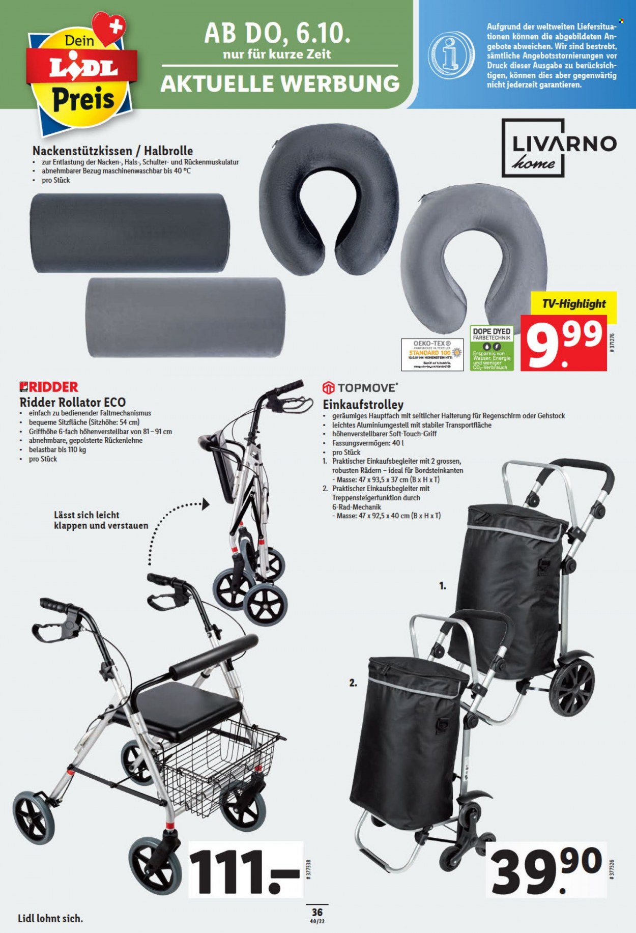 Prospekt Lidl - 6.10.2022 - 12.10.2022. Seite 36