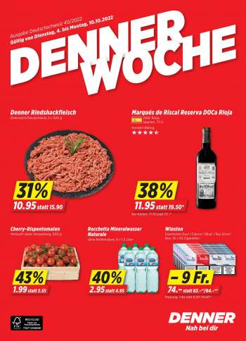 Catalogue Denner - 4.10.2022 - 10.10.2022.
