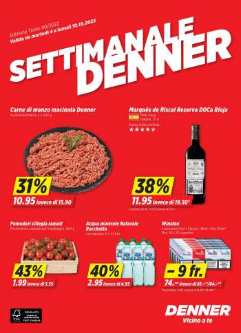Volantino Denner - 4.10.2022 - 10.10.2022.