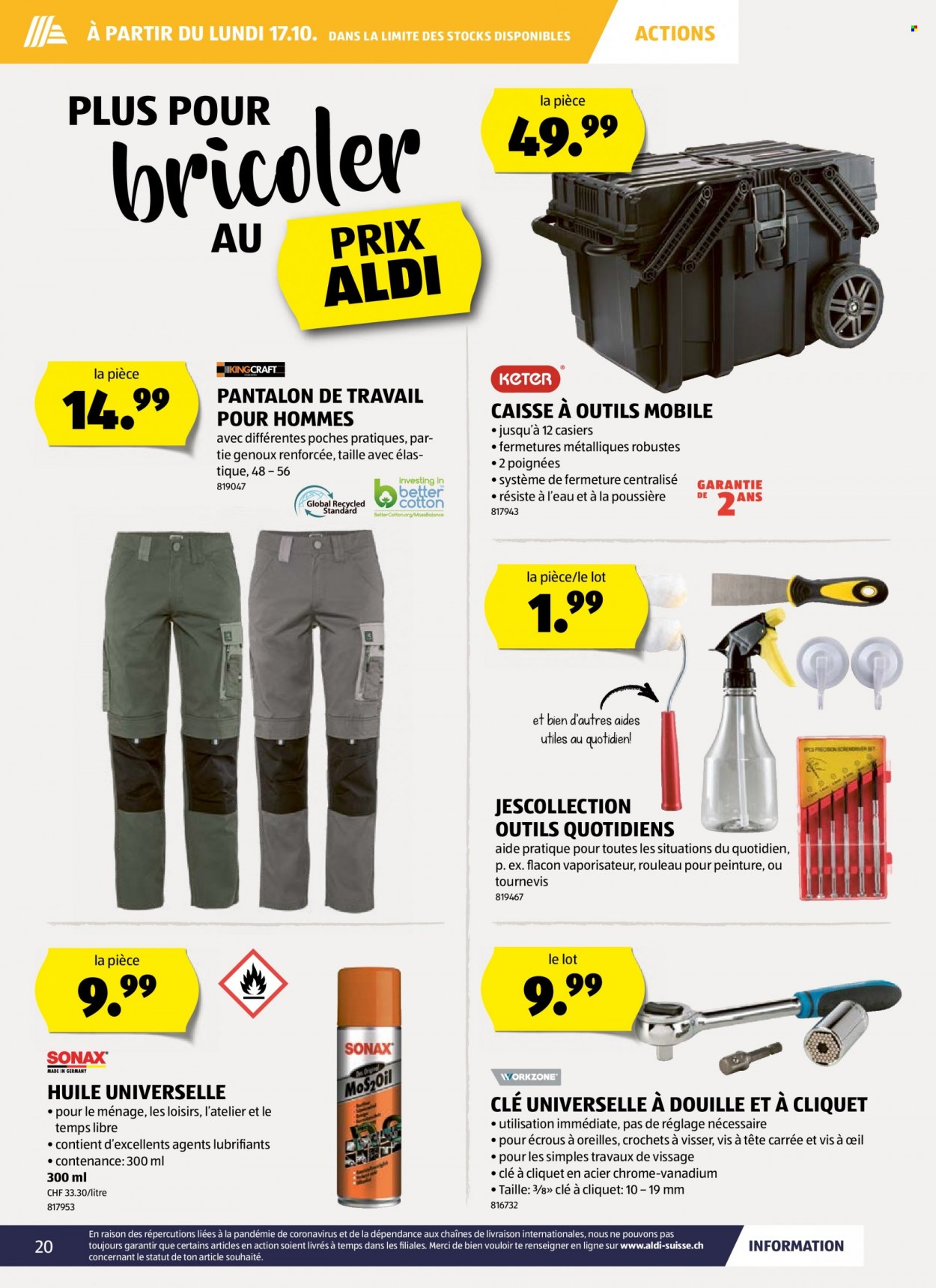 Prospekt Aldi - 13.10.2022 - 19.10.2022. Seite 20