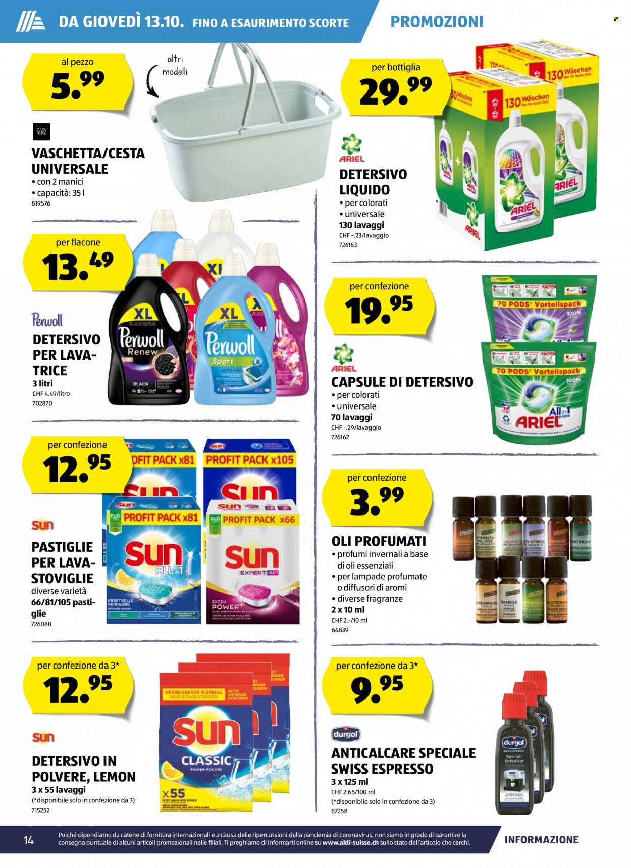 Volantino Aldi - 13.10.2022 - 19.10.2022. Pagina 14