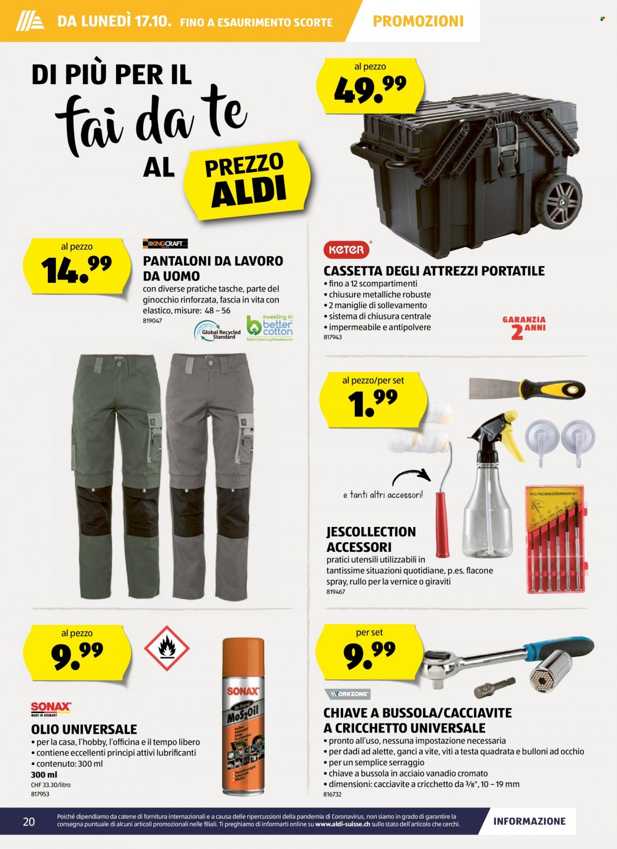 Volantino Aldi - 13.10.2022 - 19.10.2022. Pagina 20