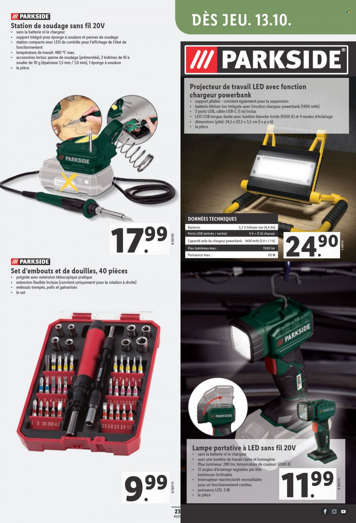 Prospekt Lidl - 13.10.2022 - 19.10.2022. Seite 23