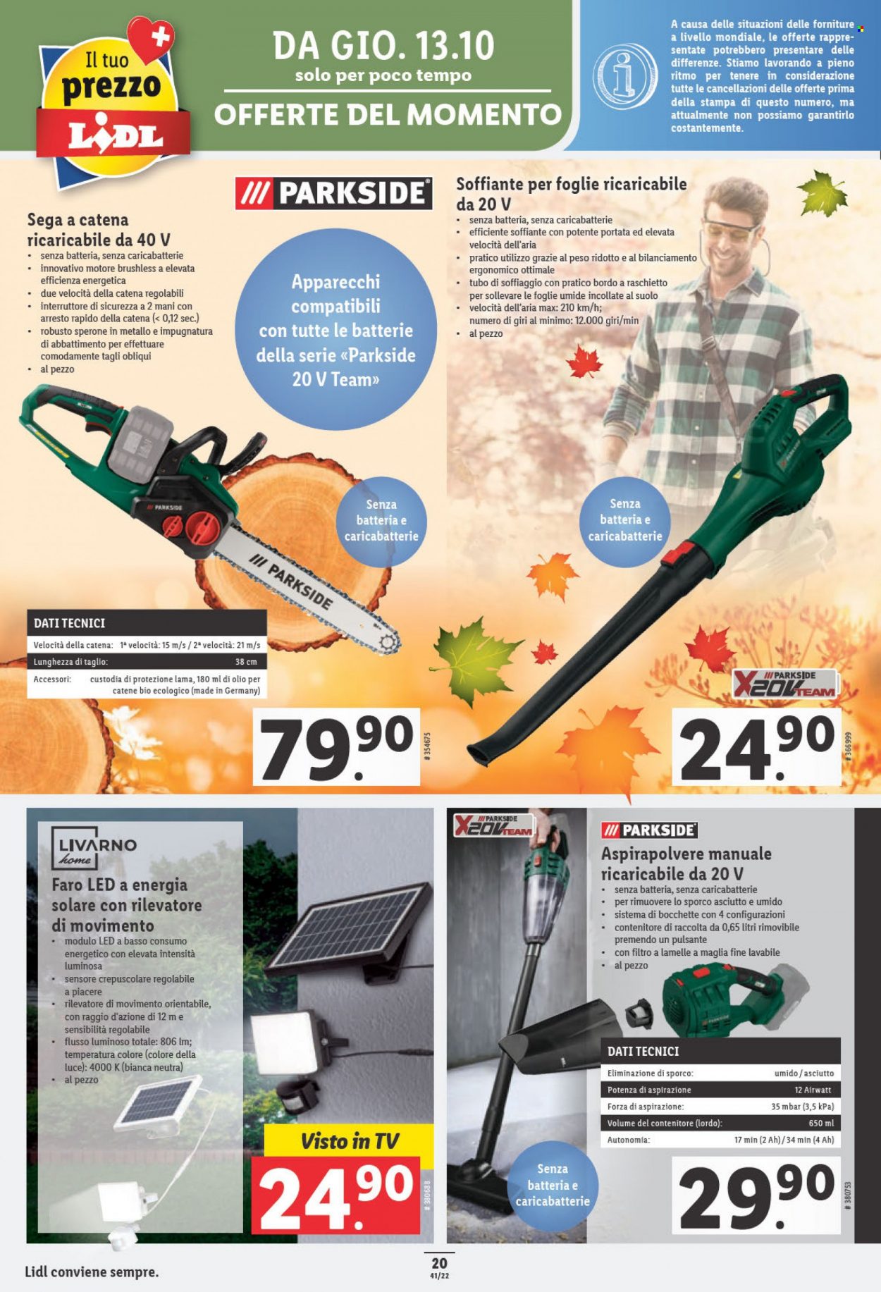 Prospekt Lidl - 13.10.2022 - 19.10.2022. Seite 20
