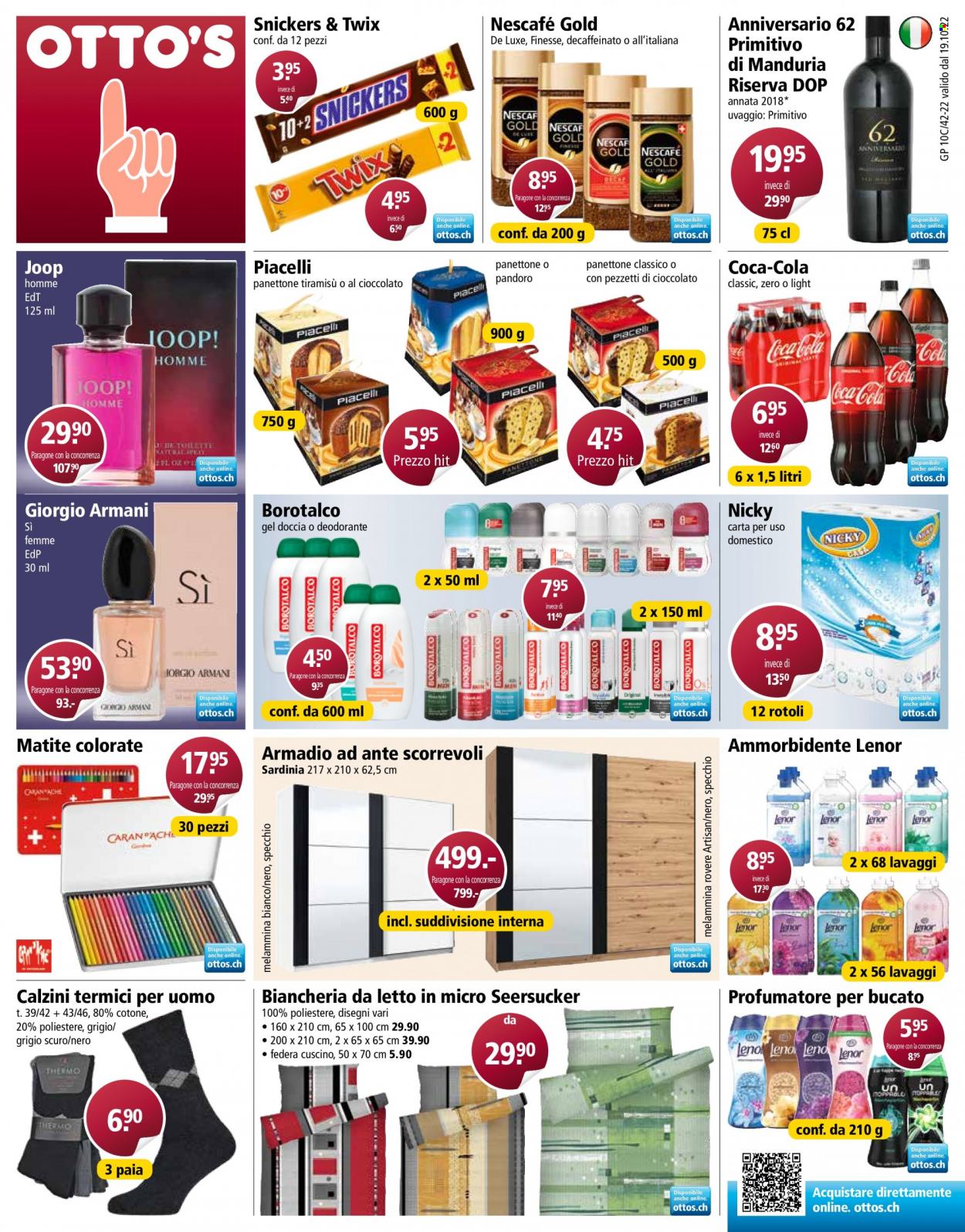 Volantino Otto's - 19.10.2022 - 25.10.2022. Pagina 1