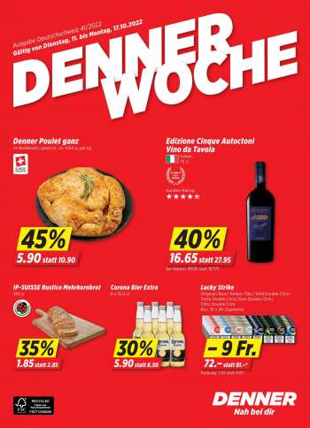 Prospekte Denner - 11.10.2022 - 17.10.2022.