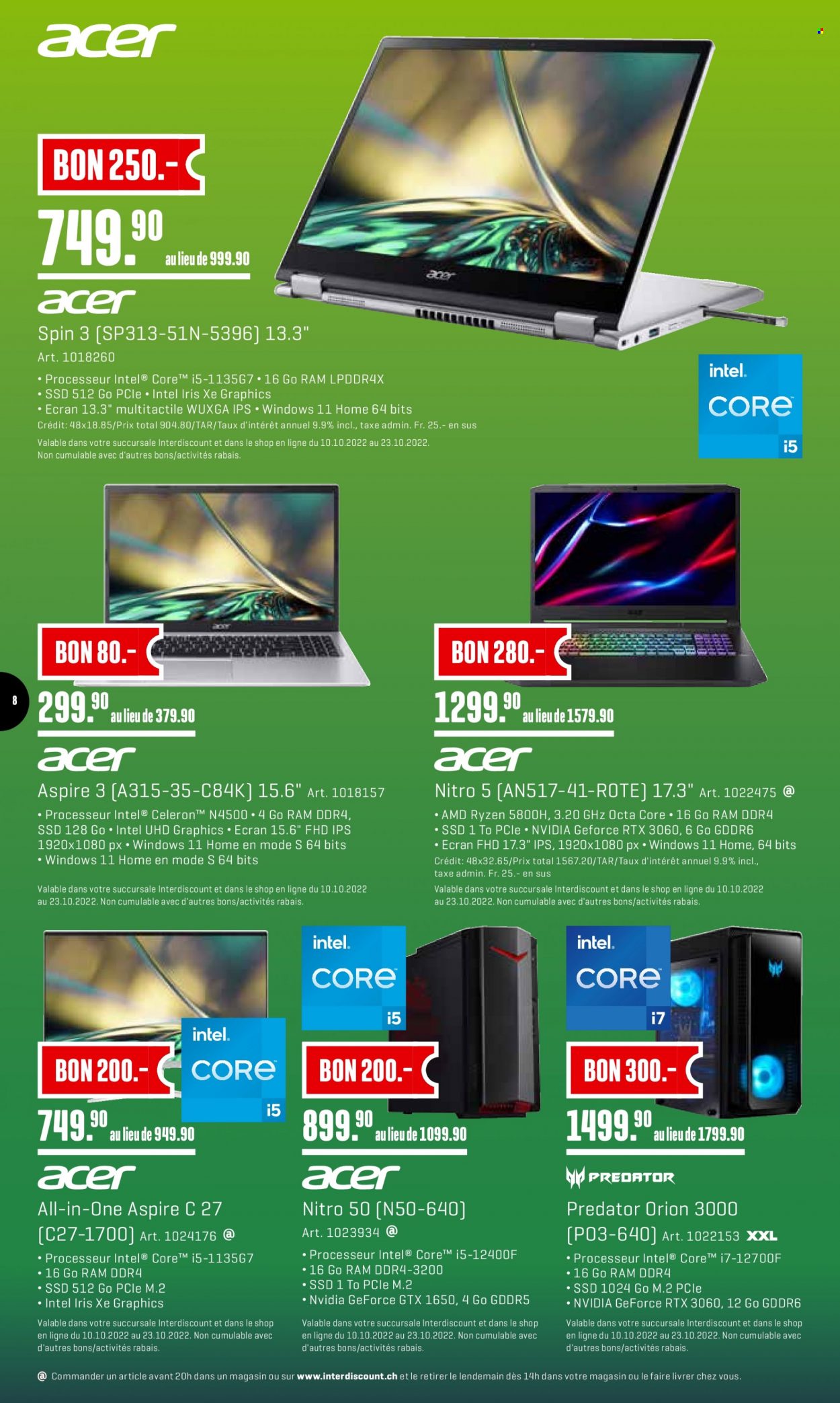 Volantino Interdiscount - 10.10.2022 - 23.10.2022. Pagina 8