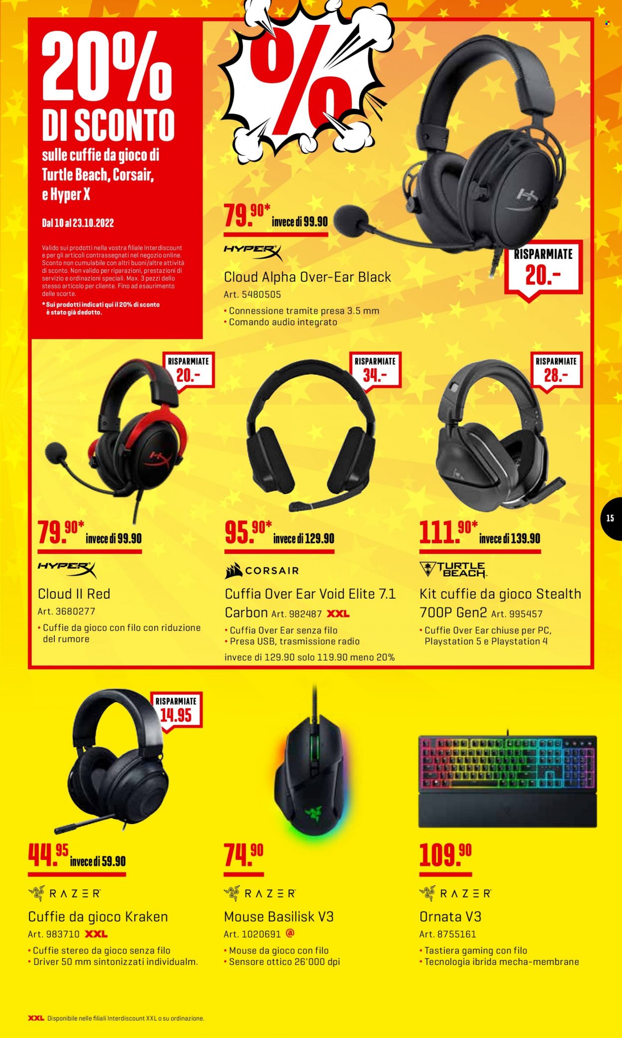 Volantino Interdiscount - 10.10.2022 - 23.10.2022. Pagina 15
