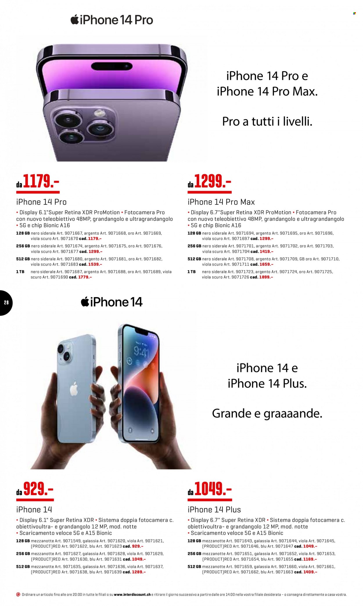 Volantino Interdiscount - 10.10.2022 - 23.10.2022. Pagina 28