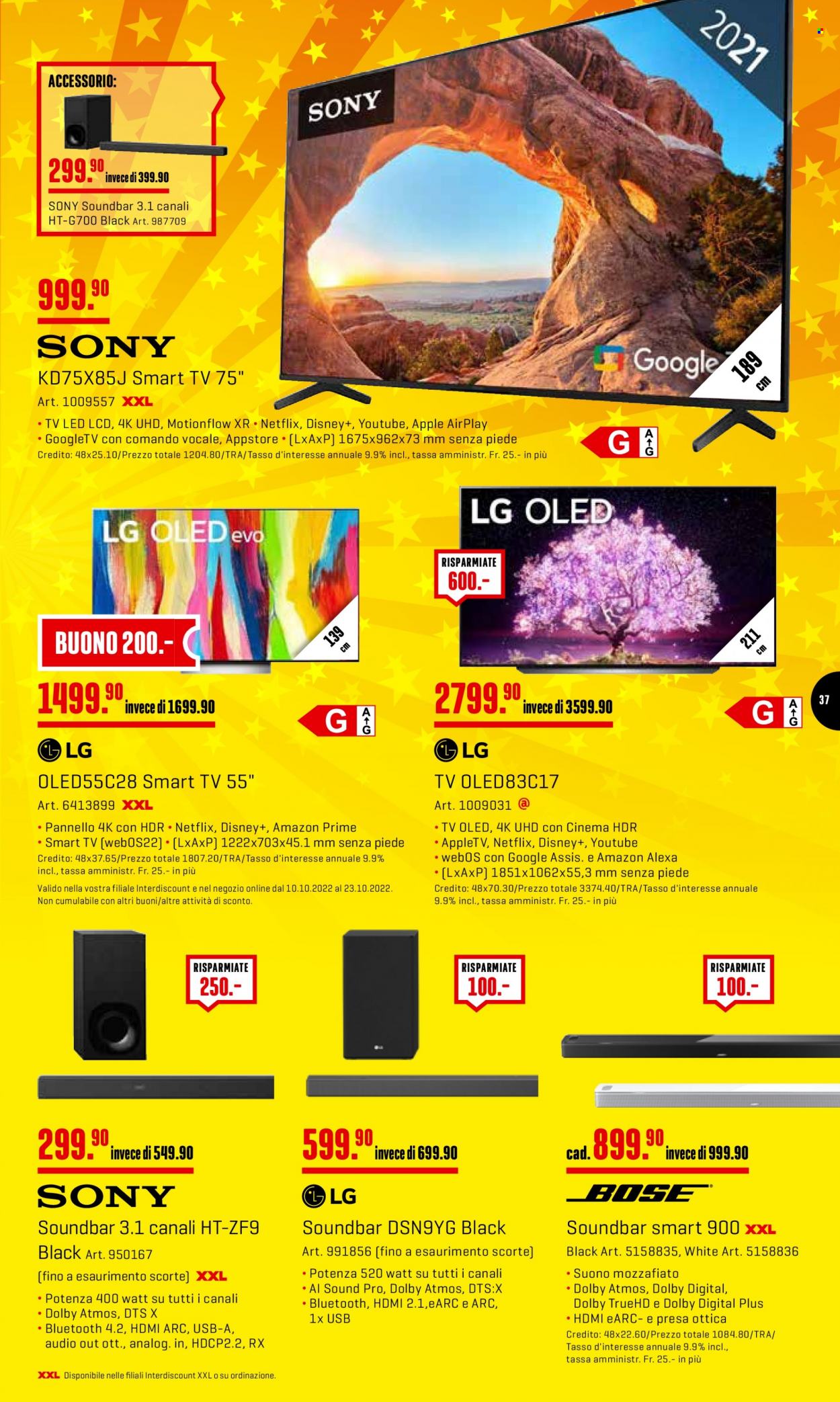 Volantino Interdiscount - 10.10.2022 - 23.10.2022. Pagina 37